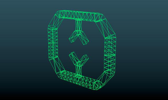 Demo eines Wireframe Modell mit Blender 2.5